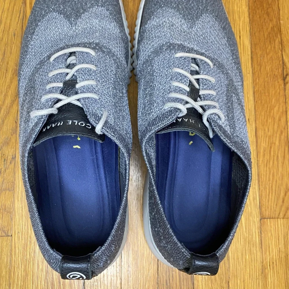 Cole Haan ZeroGrand Knit Oxford Shoes Mens Size 13 Gray Grand.OS Casual